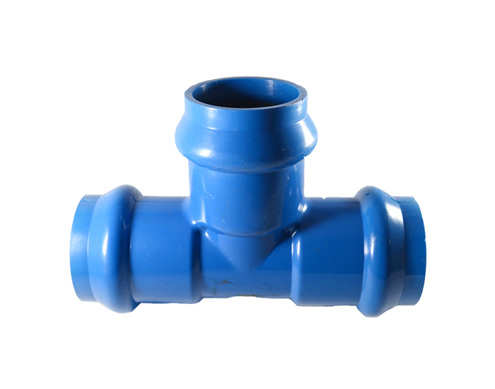 UPVC Pressurized Fittings with Gasket Equal Tee