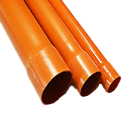 Orange PVC Piping