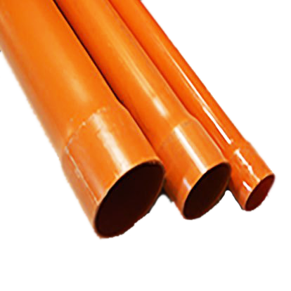 Orange PVC Piping