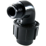 Compression Fittings for HDPE Pressure Piping Application HDPE Male Threaded Elbow