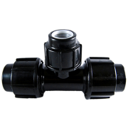 Compression Fittings for HDPE Pressure Piping Application HDPE Tee
